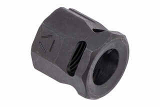 Strike Industries Circle Threaded Barrel Compensator is made from bead blasted 1144 steel